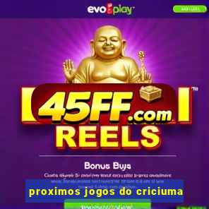 proximos jogos do criciuma